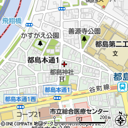 水の１１０番都島駅周辺の地図