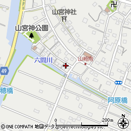 静岡県浜松市中央区雄踏町山崎4183周辺の地図