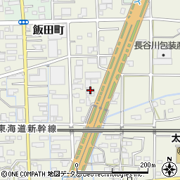 静岡県浜松市中央区飯田町294周辺の地図