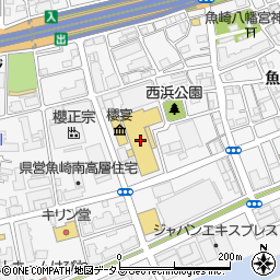 ホームセンターコーナン魚崎店周辺の地図