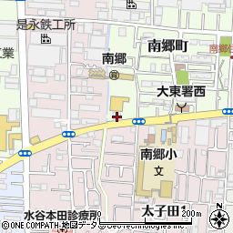 ＪＡ大阪東部　南郷支店周辺の地図