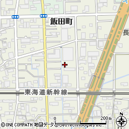 静岡県浜松市中央区飯田町323周辺の地図