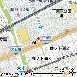 兵庫トヨタ自動車灘店周辺の地図