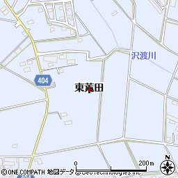 愛知県豊橋市大岩町東荒田周辺の地図
