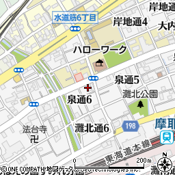 中井病院ケアホーム周辺の地図