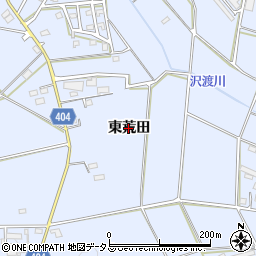 愛知県豊橋市大岩町（東荒田）周辺の地図