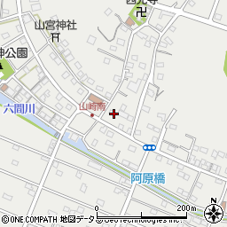 静岡県浜松市中央区雄踏町山崎3611周辺の地図