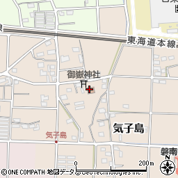 気子島公民館周辺の地図