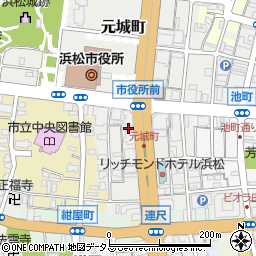 静岡県浜松市中央区元城町216-9周辺の地図