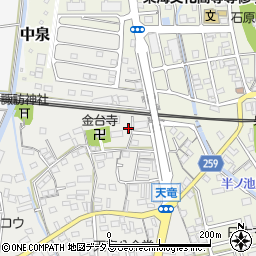 静岡県磐田市天龍107周辺の地図