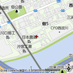 株式会社ニチノーサービス　大阪事業所周辺の地図