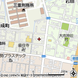 三重県津市修成町2周辺の地図