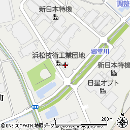 浜松技術工業団地組合会館周辺の地図