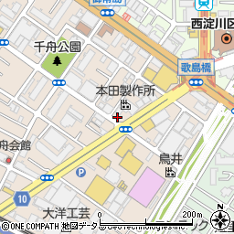 藤川自転車商会周辺の地図