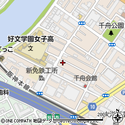 大阪木下鉄工株式会社周辺の地図