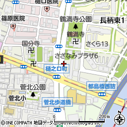 大阪府大阪市北区国分寺周辺の地図