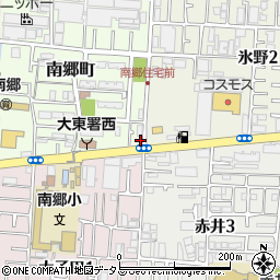 大阪府大東市南郷町1-5周辺の地図