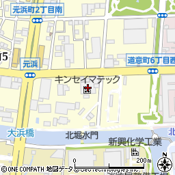 キンセイマテック株式会社　尼崎工場周辺の地図