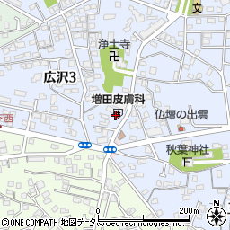 増田皮膚泌尿器科医院周辺の地図