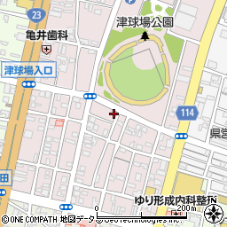 三重県津市本町19-13周辺の地図