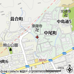 ベース新神戸周辺の地図