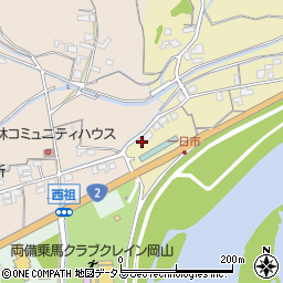 岡山県岡山市東区一日市18周辺の地図