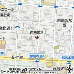 西田歯科周辺の地図