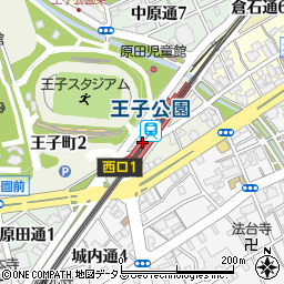 〒657-0838 兵庫県神戸市灘区王子町の地図