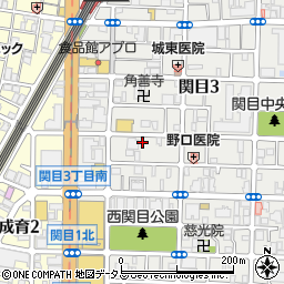 セジュール関目三番館周辺の地図