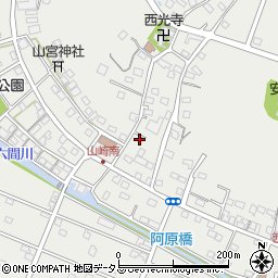 静岡県浜松市中央区雄踏町山崎3612周辺の地図