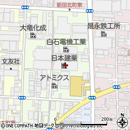 日本建業周辺の地図