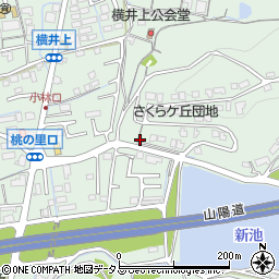 岡山県岡山市北区横井上周辺の地図