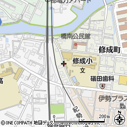 三重県津市修成町10周辺の地図