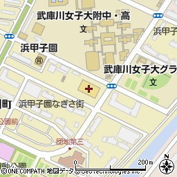 ローソン西宮枝川町店周辺の地図
