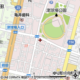 三重県津市本町19-10周辺の地図
