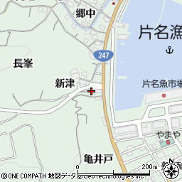 愛知県南知多町（知多郡）片名（長廻間）周辺の地図