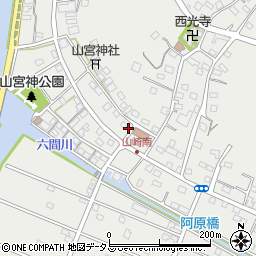 静岡県浜松市中央区雄踏町山崎3548周辺の地図