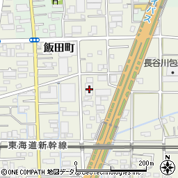 静岡県浜松市中央区飯田町282周辺の地図