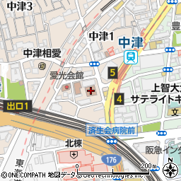 大淀警察署周辺の地図