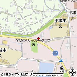 秋篠パン工房周辺の地図