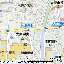 コアスターレ阪奈周辺の地図