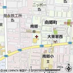 大阪府大東市南郷町3周辺の地図