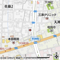 パッケージプラザ　浜松東店周辺の地図