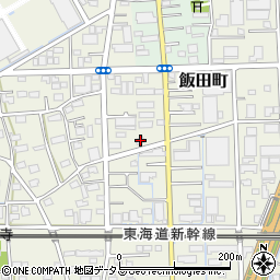 静岡県浜松市中央区飯田町180周辺の地図