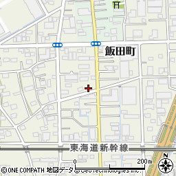 静岡県浜松市中央区飯田町181周辺の地図