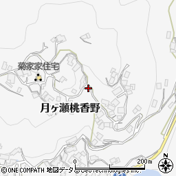 奈良県奈良市月ヶ瀬桃香野周辺の地図