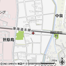 静岡県磐田市海老塚586周辺の地図