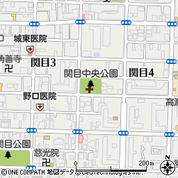 大阪府大阪市城東区関目周辺の地図
