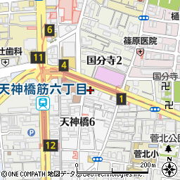 フランスベッド株式会社 メディカル大阪営業所周辺の地図