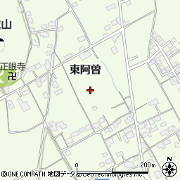 岡山県総社市東阿曽周辺の地図